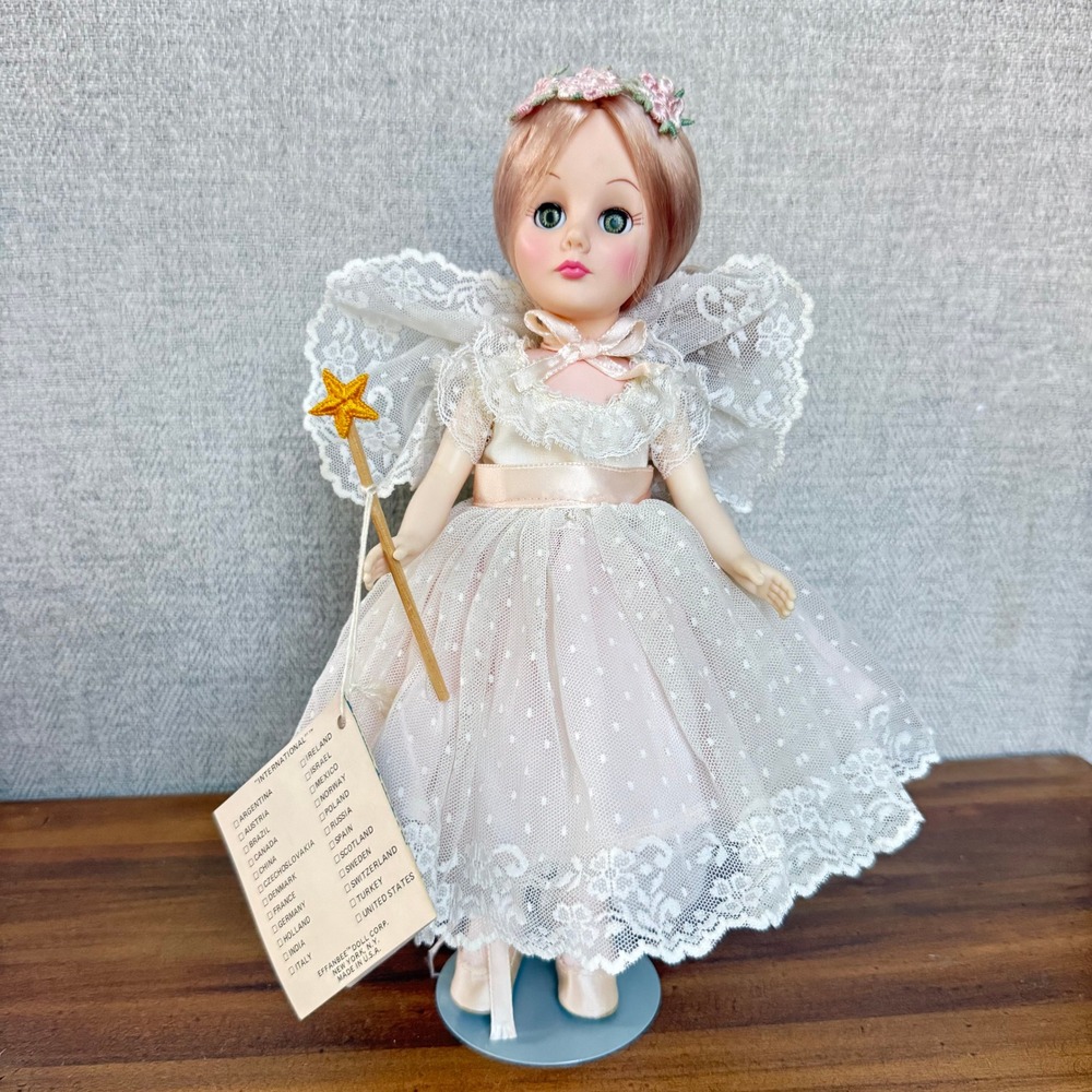 Effanbee Sugar Plum Fairy Storybook Series 11" Vintage Doll with Stand & Tag‎